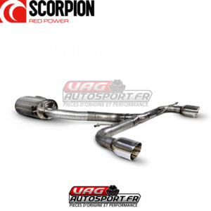 Cat-back INOX avec silencieux Predator - VW Golf Mk6 Gti 2.0 Tsi et Edition 35 (2009 2013) - SVW071 - Scorpion