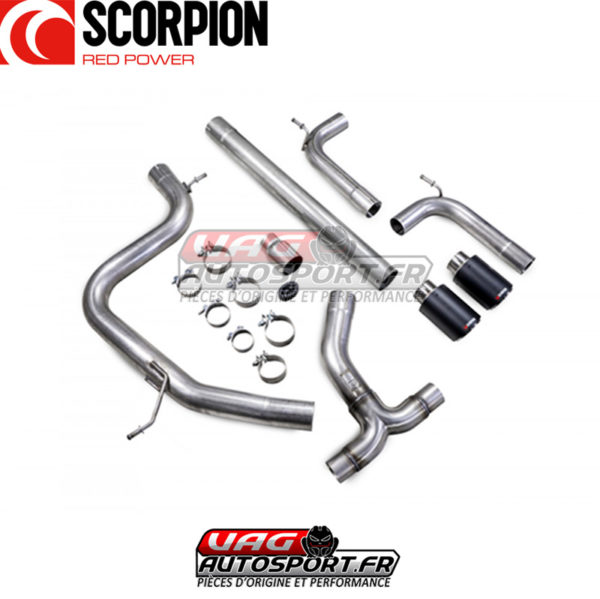 Cat-back avec sorties Style GTI - VW Golf MK7 GTD (2013 2017) - SVWS068CF - Scorpion – Image 3