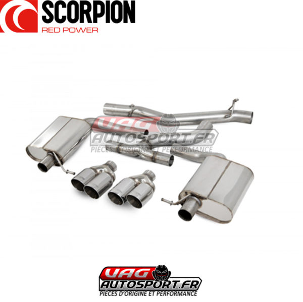 Cat-back inox sans intermédiaire - Seat Leon Cupra ST 300 Carbon Edition (2018 2019) - SSTS014 - Scorpion – Image 3
