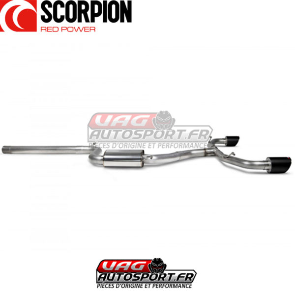 Demi-ligne d'échappement sans intermédiaire - VW Golf GTI MK8 2.0 TSI EA888.4 (2020 2022) - SVWS064CF - Scorpion – Image 3