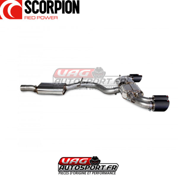 Demi-ligne d'échappement INOX 3" - Audi S3 8Y Sportback - SAU094CF - Scorpion – Image 3