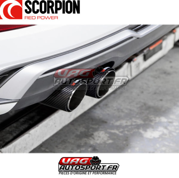 Cat-back INOX avec silencieux sans valve - Audi SQ2 - SAU091CF - Scorpion – Image 3