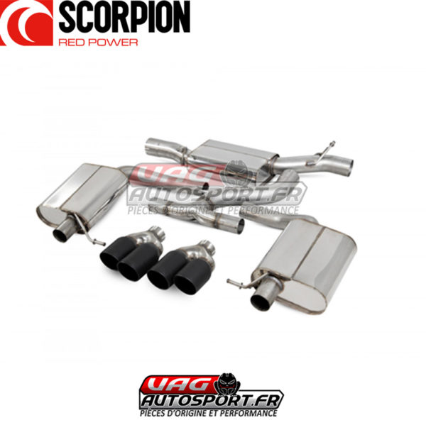 Demi-ligne / cat-back avec silencieux - Seat Leon Cupra ST 300 Carbon Edition (2018 2019) - SST014C - Scorpion – Image 3