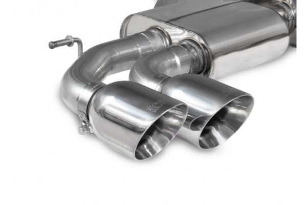 Demi-ligne d'échappement INOX avec silencieux et valves - Audi S3 8Y Sportback 2.0 TFSI EA888.4 - SAU093 - Scorpion – Image 4