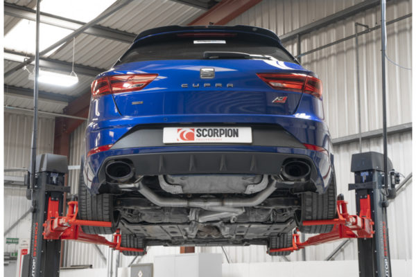 Demi-ligne / cat-back apres FAP avec silencieux - Seat Leon Cupra ST 300 4Drive (2018 2022) - SST017 - Scorpion – Image 4