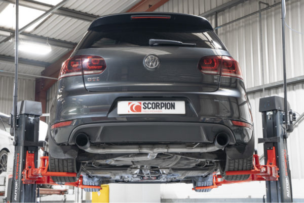 Cat-back INOX avec silencieux Predator - VW Golf Mk6 Gti 2.0 Tsi et Edition 35 (2009 2013) - SVW071 - Scorpion – Image 4