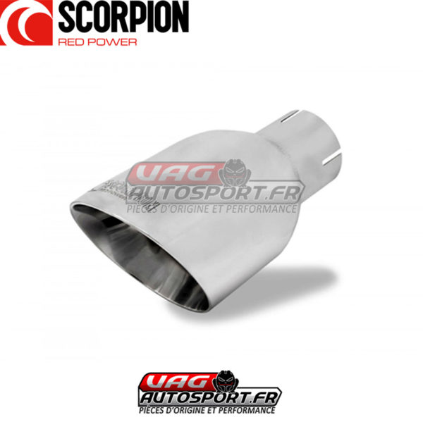Demi-ligne d'échappement INOX avec silencieux - VW Golf 8 GTI Clubsport - SVW070D - Scorpion – Image 8