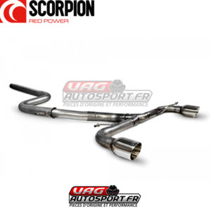 Demi-ligne d'échappement sans intermédiaire Predator - VW Scirocco R (2009 2017) - SVWS072 - Scorpion