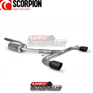 Demi-ligne / Cat-back sans intermédiaire Predator - VW Scirocco R (2009 2017) - 2.0 TSI EA113 - SVWS072C - Scorpion