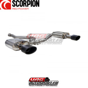 Cat-back sans intermédiaire ( demi ligne d'échappement ) - Seat Leon Cupra ST 300 4Drive - SSTS017C - Scorpion