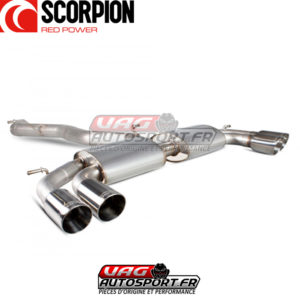 Demi-ligne / Cat-back sans intermédiaire sans valve - Audi SQ2 2.0 TSI 300cv (2019 2022) - SAUS091 - Scorpion