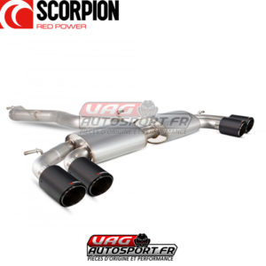 Demi-ligne / Cat-back sans intermediaire sans valve - Audi SQ2 (2019 2022) - SAUS091CF - Scorpion