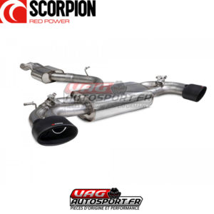 Demi-ligne d'échappement INOX avec silencieux et valves - Audi TTRS MK3 2.5 TFSI EVO (2017 2022) - SAU081CF - Scorpion