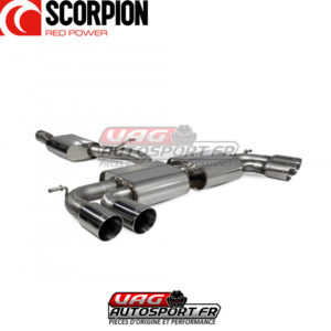 Demi-ligne apres FAP avec silencieux - VW Golf 8R 2.0 TSI EA888 GEN4  - SVW066 - Scorpion