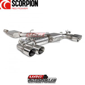 Demi-ligne / cat-back apres FAP avec silencieux et valves - CUPRA Formentor 2.0 TSI 4Drive 310 (2020 2022) - SST015 - Scorpion