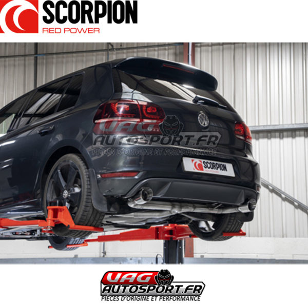 Cat-back INOX avec silencieux Predator - VW Golf Mk6 Gti 2.0 Tsi et Edition 35 (2009 2013) - SVW071 - Scorpion – Image 6