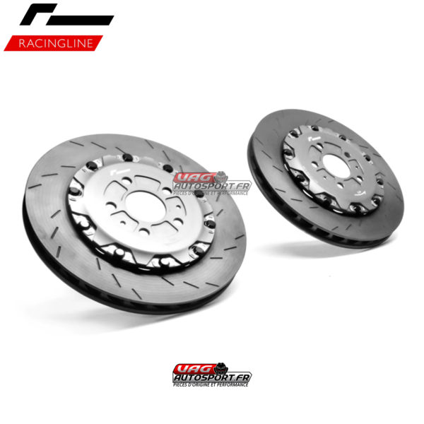 Kit gros freins avant - Carbone Céramique Etriers 6 Pistons Jaune - Golf 5 Gti / 6R / S3 8P - VWR651001-YEL - RacingLine – Image 5