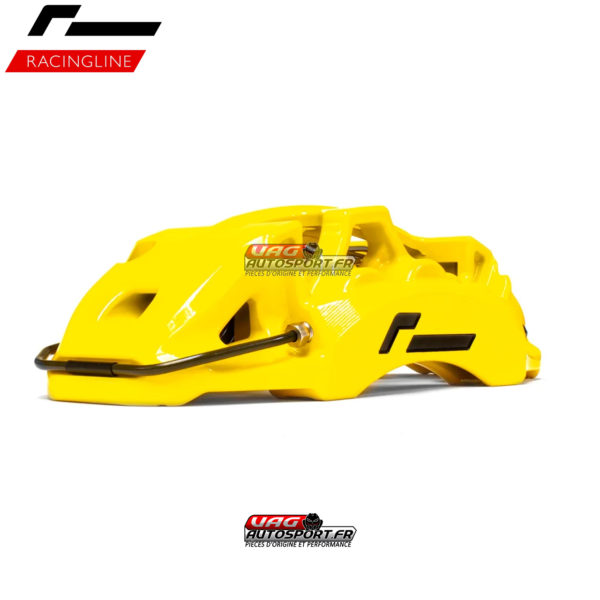 Kit gros freins avant - Carbone Céramique Etriers 6 Pistons Jaune - Golf 5 Gti / 6R / S3 8P - VWR651001-YEL - RacingLine – Image 2