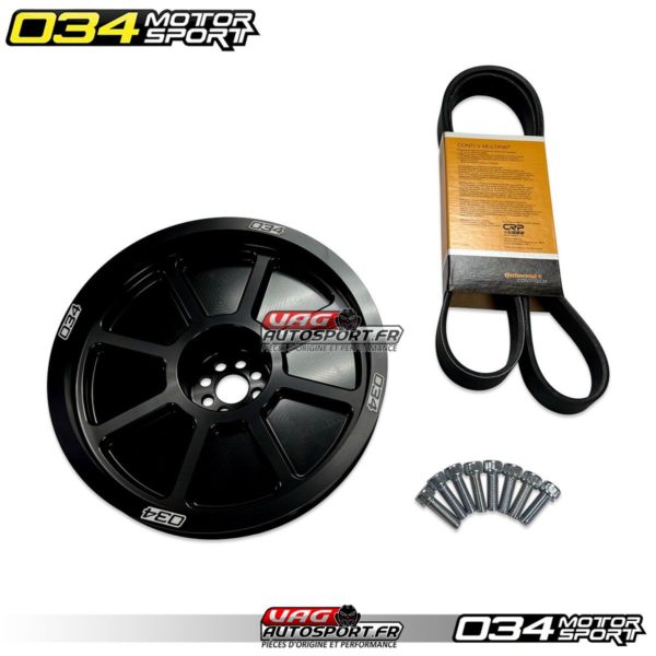Kit Upgrade Poulie de Vilebrequin  207mm - 3.0 TFSI - AUDI S4/S5/Q5/SQ5 B8/B8.5 A6/A7 C7- 034-145-Z053 - 034Motorsport – Image 2