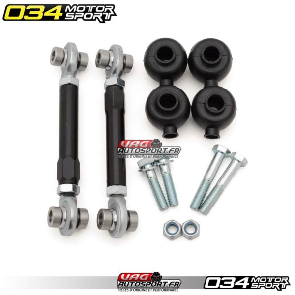 Rotules de barre stab avant réglable - Audi A4/S4/RS4, A5/S5/RS5 et Q5/SQ5 B8/B8.5 - 034-402-4006 - 034Motorsport