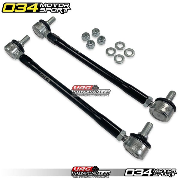 Barre Stab avant réglables Alu Dynamic+ - VAG PQ35 & MQB & MQB EVO - 034-402-4026 - 034Motorsport