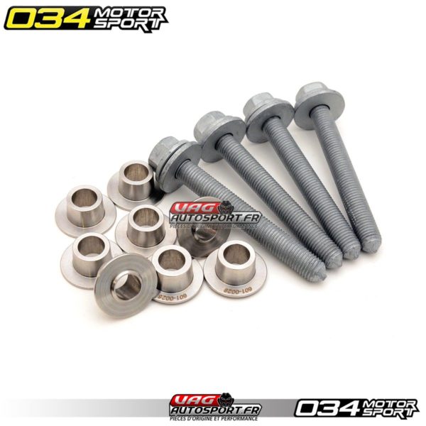 Kit de fixation du berceau renforcé acier Inoxyable - Audi 8V/8V.5/8S A3/S3/RS3 & TT/TTS/TTRS - 034-601-0028 - 034Motorsport