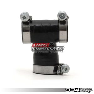 Durite silicone renforcée 034Motorsport, T-Hose PCV 1.8T (Réf. : 034-101-3038)
