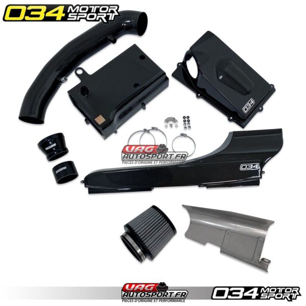 Kit d'admission Carbone X34 Carbon Fiber 4" Closed Top - Audi TT RS & RS3 2.5 TFSI EVO - 034-108-1043 - 034Motorsport – Image 6