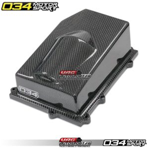 X34 Carbon Fiber Closed-Top Upper Airbox - Audi TT RS 8J & RS3 8P - 2.5 TFSI - 034-108-Z077 - 034Motorsport
