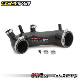 Durite admission silicone renforcée (Turbo Inlet Hose) - 2.5" Silicone, Longitudinal 1.8T for TT225 MAF - 034-145-A045 - 034Motorsport