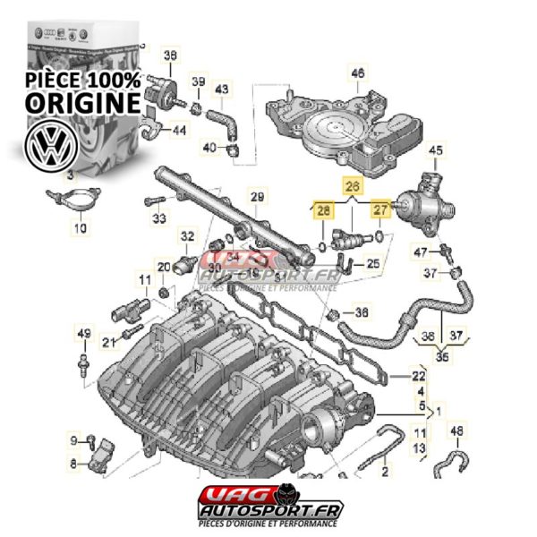 Injecteur Basse Pression Origine - 2.0 TSI EA888 GEN3 - Pièce 100% origine VW – Image 2