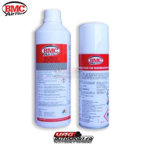 Kit nettoyant filtre BMC Détergent + Huile en spray - WA200-500