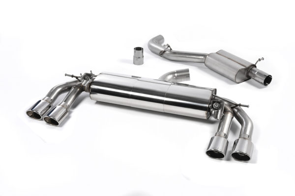 Demi-ligne d'échappement inox Homologuée - Sorties Ovales - Audi TTS 8S 2.0 TFSI Quattro - Sans FAP - SSXAU577 - Milltek