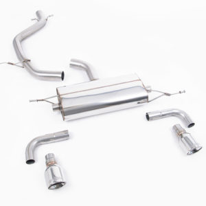 Ligne d'échappement inox VW Golf Mk6 GTi 2.0 TSI 210cv (EA888.2) - SSXVW112 - Milltek