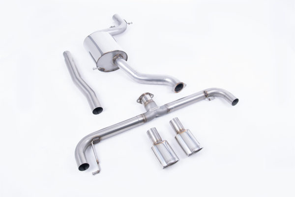 Demi-ligne d'échappement inox Milltek - VW Scirocco R - 2.0 TFSI EA113 - SSXVW202