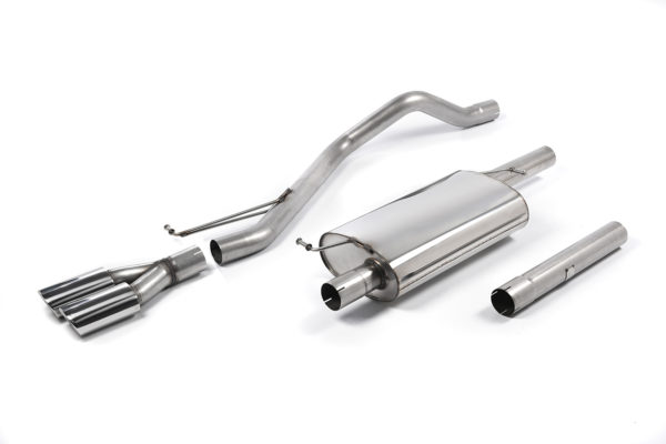 Ligne d'échappement inox VW Transporter T6 LWB 150/180/204 cv 2.0 BiTDI 2WD et 4Motion - (2015+) - SSXVW212 - Milltek
