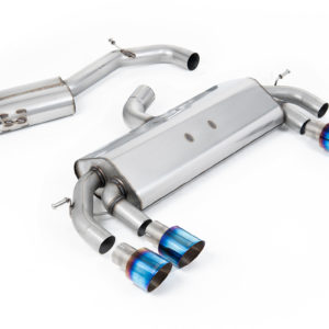 Demi-ligne d'échappement INOX MILLTEK - VW Golf MK7 R 2.0 TSI EA888.3 300cv - 76.2mm - SSXVW414