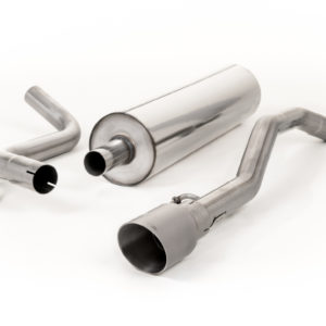 Ligne d'échappement inox sorties titane - VW UP 1.0 TSI 90cv- (2016+) - SSXVW429