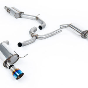 Demi-ligne d'échappement sport inox - VW Golf Mk7 2.0 TFSI Alltrack / Estate / Station Wagon / Combi 4-Motion - SSXVW446 - Milltek