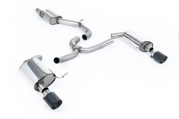 Ligne d'échappement inox Milltek et sorties Carbone - VW Golf 7 2.0 TFSI 4x4 - (2016+) - SSXVW447