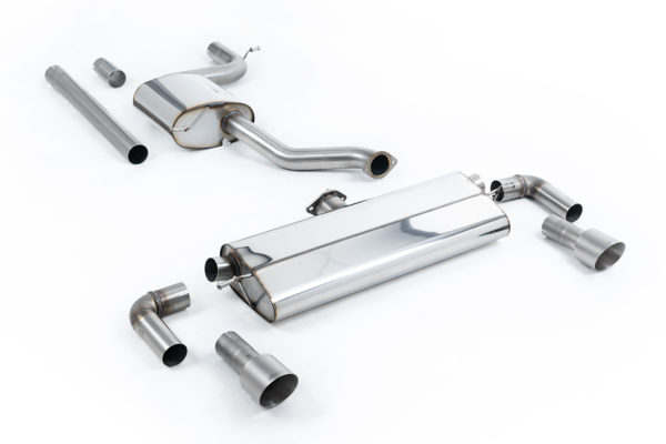 Ligne d'échappement Look GTI et Sorties Titane - VW Golf Mk7.5 1.5 TSI Evo GT & R-Line - SSXVW525 - Milltek
