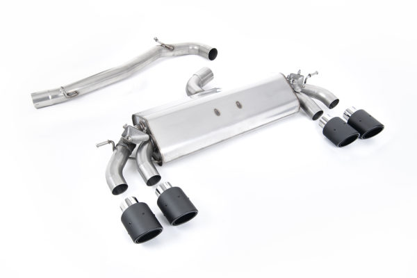 Demi-ligne d'échappement inox avec sorties Carbone - VW Golf MK7.5 R 2.0 TSI 310cv - (Sans FAP) - (2017+) - SSXVW582 - Milltek – Image 2
