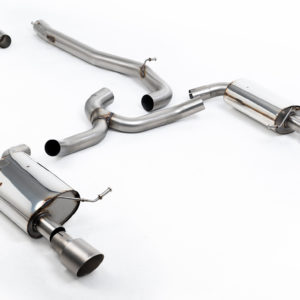 Catback sans intermédiaire / Sorties Titanium - VW GOLF MK7 - 1.8 TSI EA888.3 - 4RM - SSXVW749 - Milltek