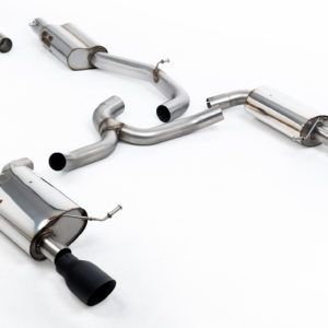Echappement inox avec sorties Cerakote - VW GOLF 7 1.8 TSI - SSXVW753 - Milltek