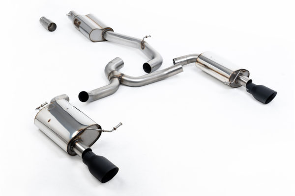 Echappement inox avec sorties Cerakote - VW GOLF 7 1.8 TSI - SSXVW753 - Milltek