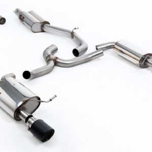 Ligne d'échappement avec sorties carbone pour Golf Mk7 2013 - 2017 MK7 1.8TSI Alltrack 4Motion - SSXVW756 - Milltek