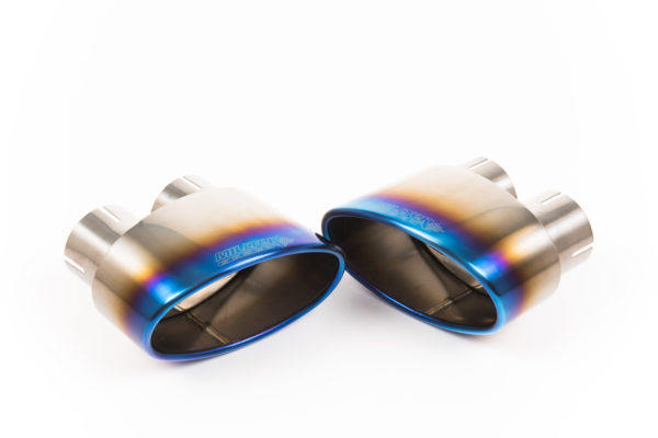 Road+ Cat Back Exhaust System with Burnt Titanium Oval Trims - Audi RS5 B9.5 2.9 V6 Turbo Sportback (sans FAP) - SSXAU1006 - Milltek – Image 2