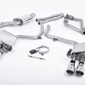Demi-ligne (CatBack) - Système ValveSonic - Audi S4 3.0 Supercharged V6 B8.5 - SSXAU407 - Milltek