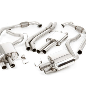 Demi-ligne (CatBack) Homologué - Sorties Carbone - Audi S5 3.0 V6 Turbo Sportback B9 - SSXAU721 - Milltek