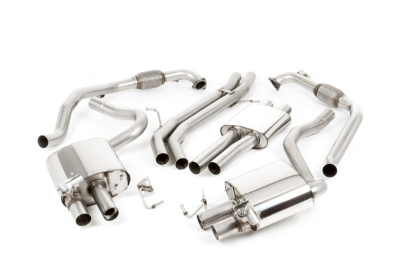 Demi-ligne (CatBack) Homologué - Sorties Carbone - Audi S5 3.0 V6 Turbo Sportback B9 - SSXAU721 - Milltek